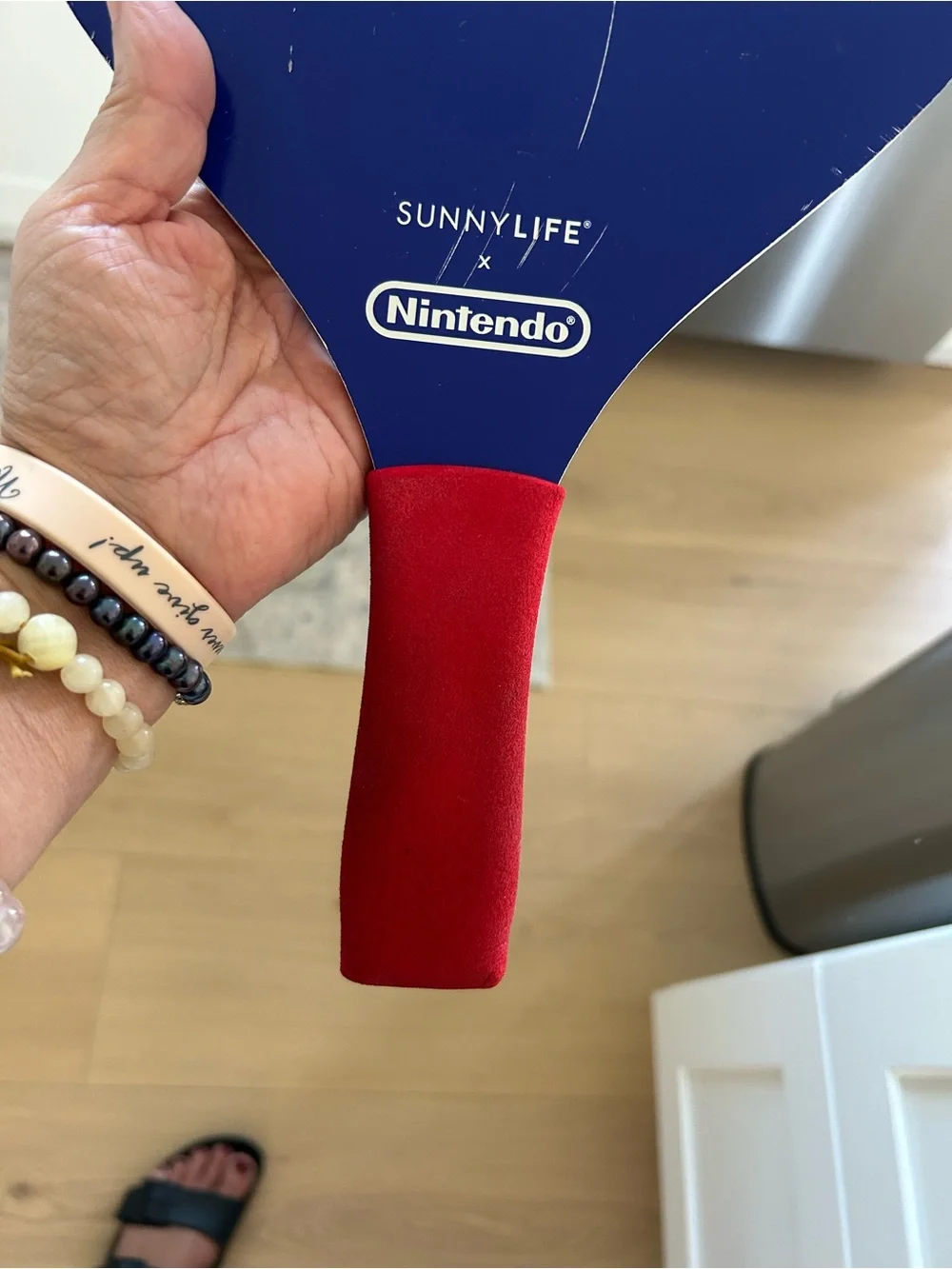 Sunny life Nintendo, Mario, Brothers, & Yoshi Paddle Ball Set - Yellow & Red
